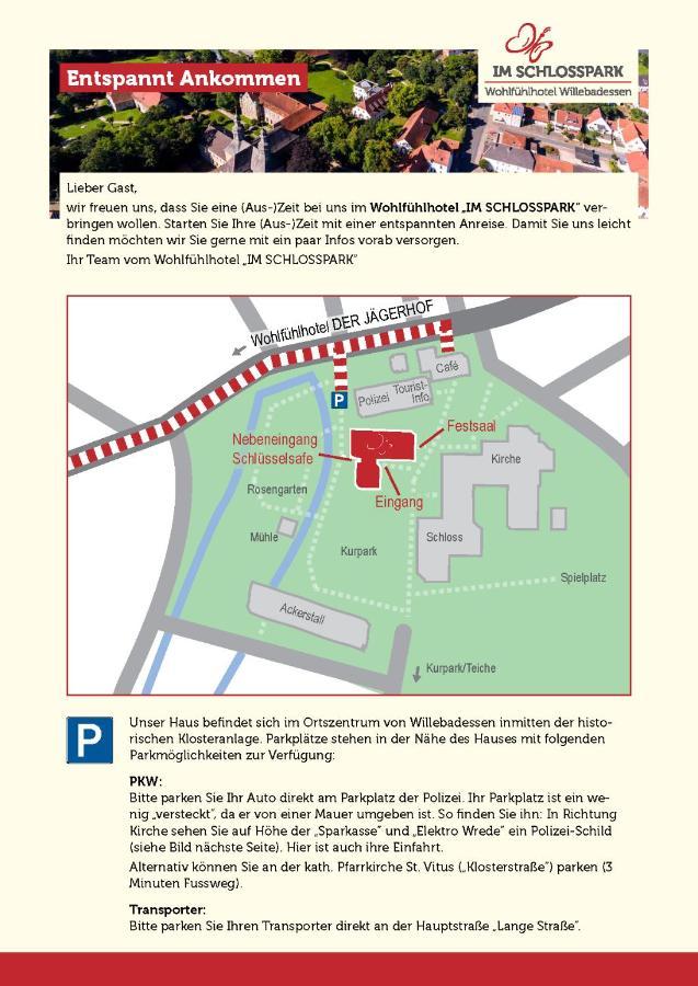 Wohlfuehlhotel Im Schlosspark - Self Checkin 维勒巴德森 外观 照片